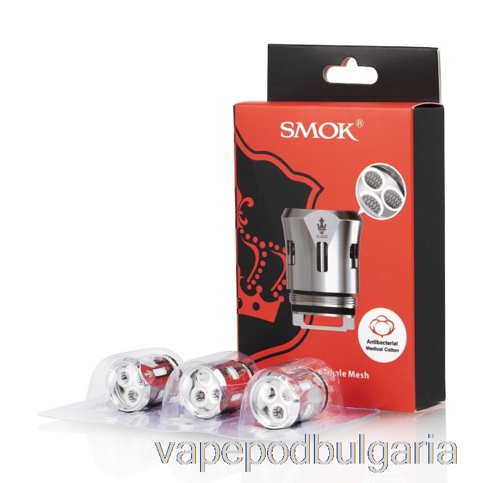 Vape Технически характеристики Smok Tfv12 Prince резервни бобини 0.15ohm V12 Prince Mesh Coils